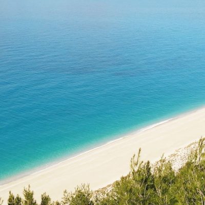 Pre agreed!Unique plot of land in Milos beach of Agios Nikitas.