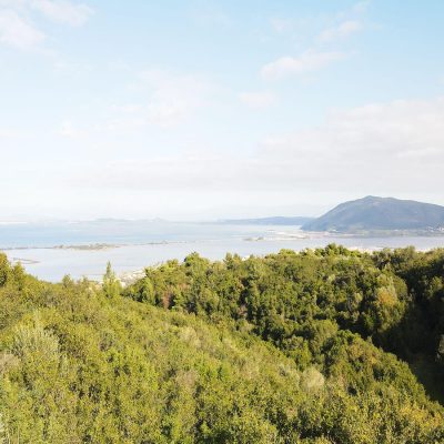 Plot of land in Tsoukalades with view to Lefkas city.