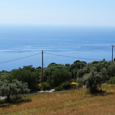 Plot of land with building permit in Athani, Lefkada.
