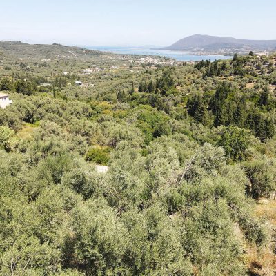 Plot of land with view in Katouna, Lefkada.