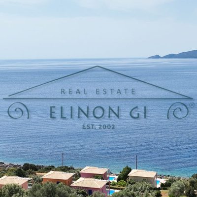 Plot of land with amazing view to the blue of the Ionian Sea