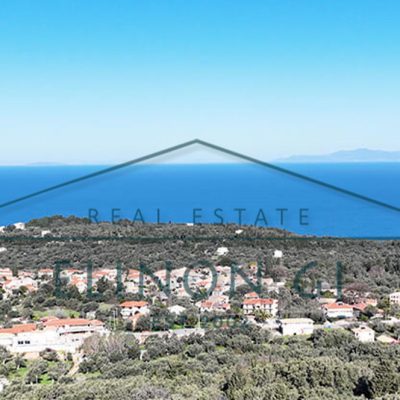 A plot of land with an amazing view in Tsoukalades in Lefkada